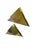 Geometric Brass Pyramid Wall Lights by Baulmann, 1970s, Set of 2 For Sale - Image 6 of 14