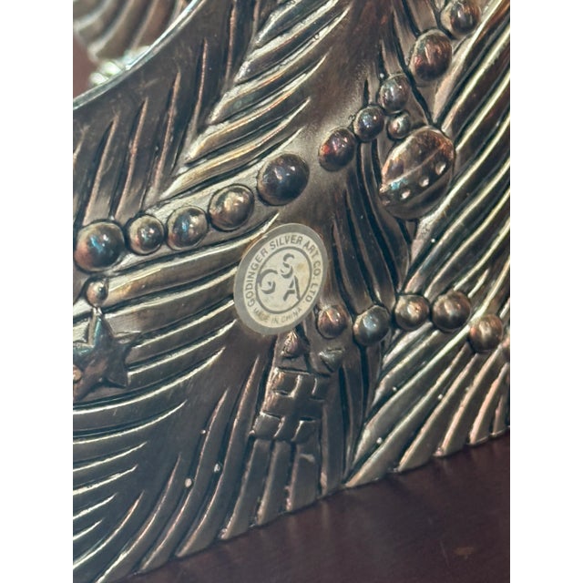 Timeless and classic, this vintage silver plate candle holder in the shape of a Christmas tree will add tradition and...