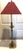 Traditional 1990’s Frederick Cooper Tall Brass Lamp With Shade For Sale - Image 3 of 10