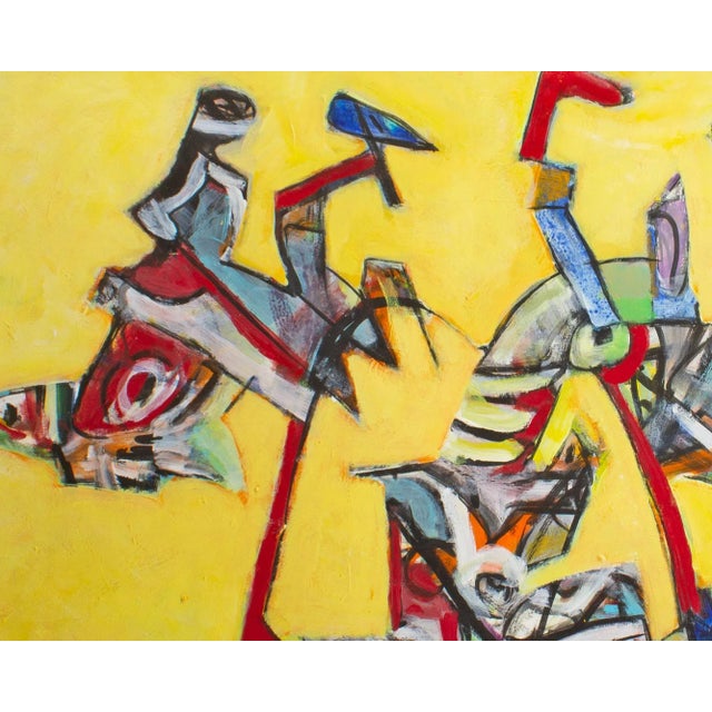 2010s Abstract Acrylic on Paper Painting by James L. Bruch For Sale - Image 5 of 6