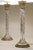 Metal Large Matched Pair Waterford Crystal French Empire Corinthian Column Brass Table Lamps 1960's For Sale - Image 7 of 13