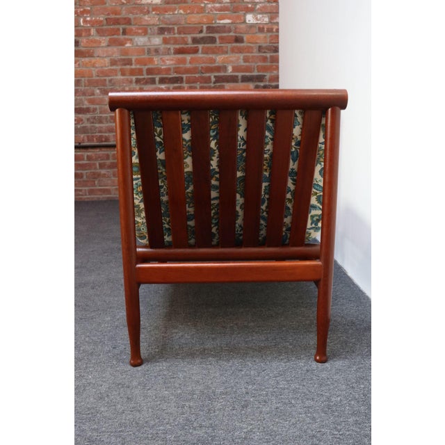 Wood Petite Danish Teak Slipper Chair by Kai Lyngfeldt Larsen for Søborg -3 Available For Sale - Image 7 of 12