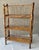Cabin Mid 20th-Century 3-Tier Tortoiseshell Bamboo Bookshelf – Folds Flat for Storage For Sale - Image 3 of 18