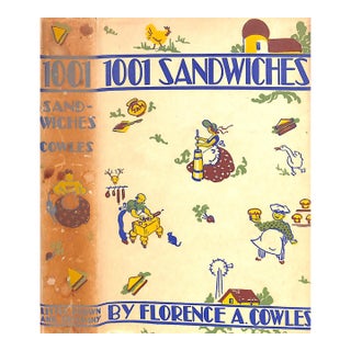 "1001 Sandwiches" 1944 Cowles, Florence A. [Compiled By] For Sale