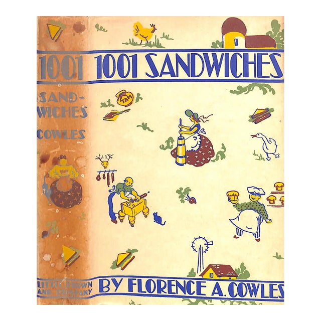 "1001 Sandwiches" 1944 Cowles, Florence A. [Compiled By] For Sale