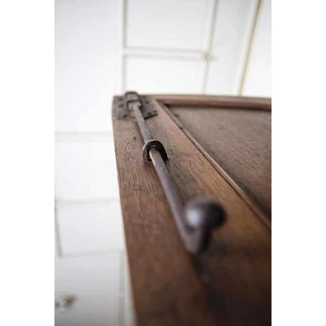 19th Century Castle Oak Cabinet For Sale - Image 11 of 16