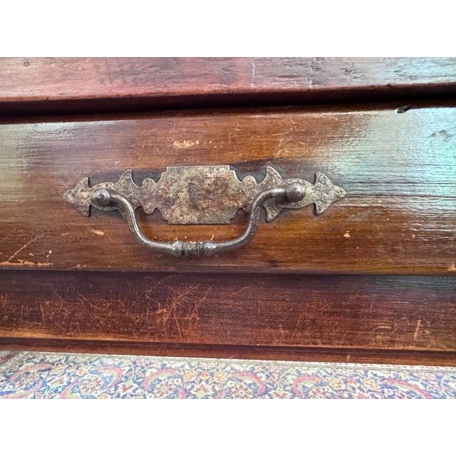 19th Century European Farmhouse Worktable/Refectory Table With 3 Drawers For Sale - Image 11 of 15