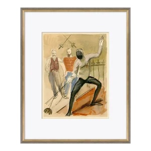 Sports & Activities: Fencing, Framed Art Print