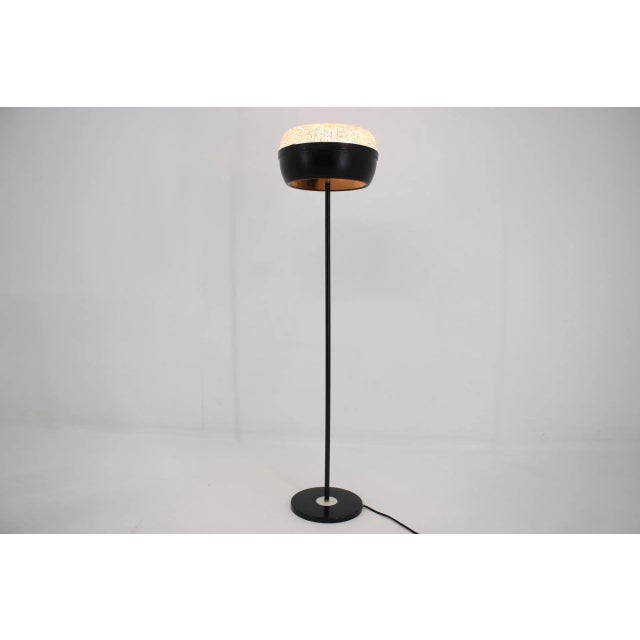 Mid-Century Space Age Floor Lamp, 1970s, in Good conditions. Designed 1970 to 1979 European Plug (up to 250V).The wiring...