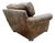 Restoration Hardware Lancaster Brown Leather Large Reading Chair For Sale