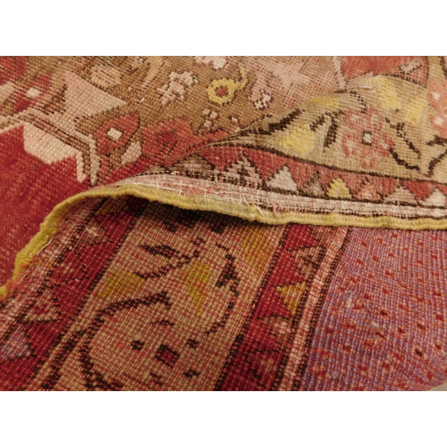 Red 1930s Hand Knotted Turkish Area Rug For Sale - Image 8 of 13
