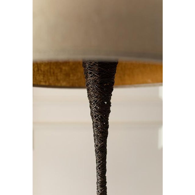 Postmodern Tarogo Woven Floor Lamp For Sale - Image 4 of 18