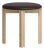 Natural Oak Principal Stool by Bodil Kjaer for Karakter For Sale