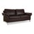 Modern 3300 Leather Two-Seater Brown Sofa from Rolf Benz For Sale - Image 3 of 6