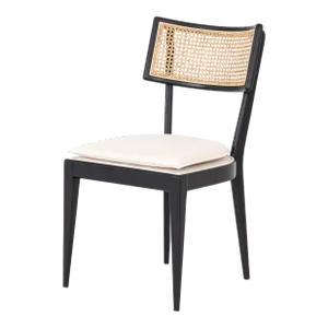 Four Hands Britt Dining Chair, Brushed Ebony