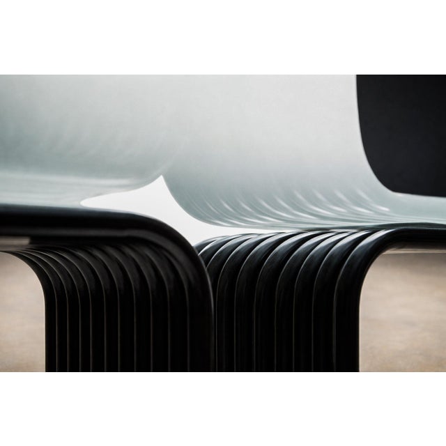 Dining Table in Iron, Chrome, & Glass, Forma, 1970s For Sale - Image 10 of 12