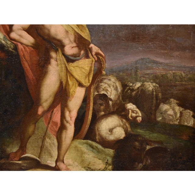 Workshop of Cornelis Van Haarlem, Apollo, 1630, Oil on Canvas, Framed For Sale - Image 7 of 15