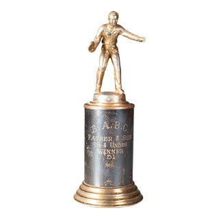 Vintage Ping Pong Trophy 1951 For Sale