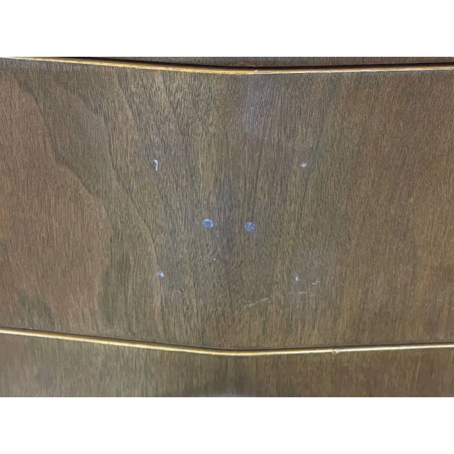 1960s Mid Century Modern United Diamond Front Tall Chest For Sale - Image 11 of 12