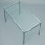 Vintage Coffee Table in Glass and Steel, 1960s For Sale - Image 6 of 6
