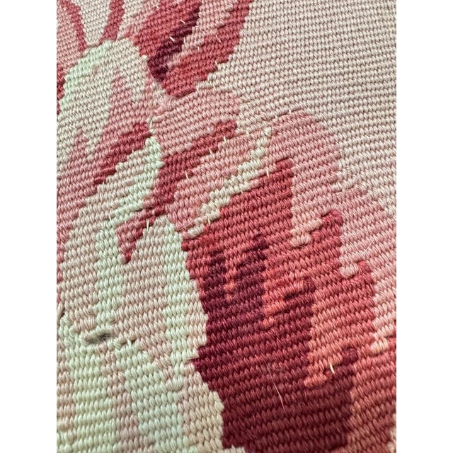 Vintage French Aubusson Tapestry Pillows - Set of 3 For Sale In Chicago - Image 6 of 16