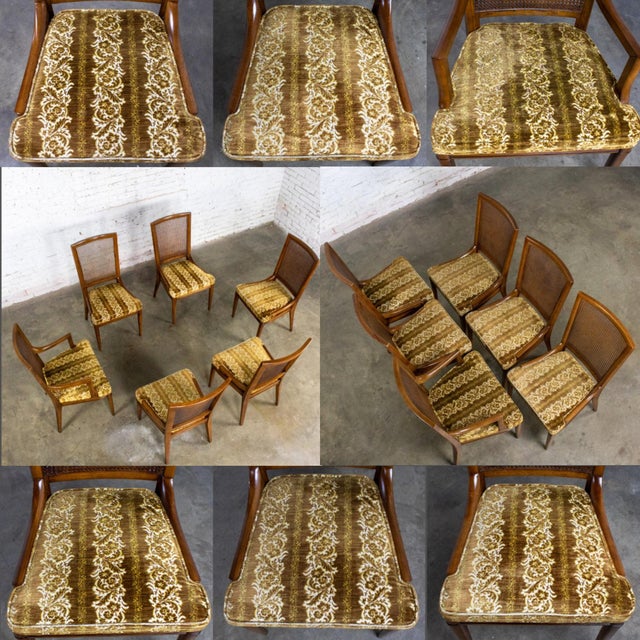 1960s American Modernist Dining Chairs Custom Folio 3 Collection by Henredon Set of 6 For Sale - Image 16 of 18