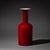 Glass Red and White Glass Vases by Otto Brauer for Holmegaard, Denmark, 1960s, Set of 2 For Sale - Image 7 of 13