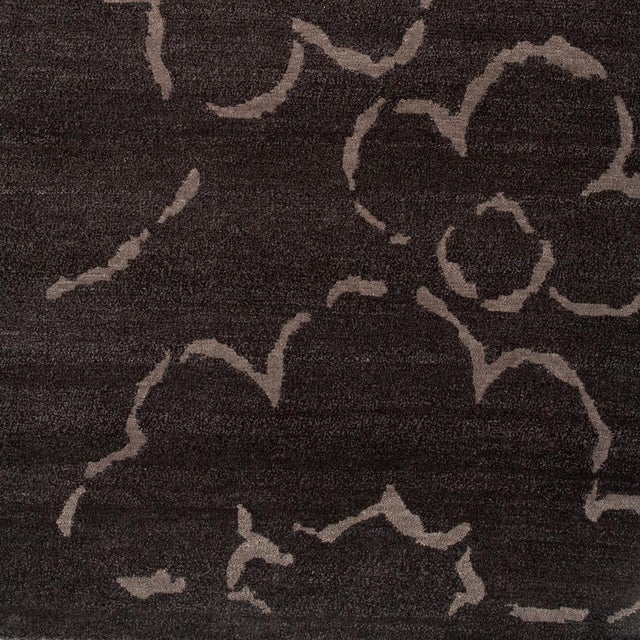 Contemporary Okoa MO3 Handknotted Rug in Wool and Silk by Kristiina Lassus For Sale - Image 3 of 5