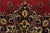 Tabriz Rug 8’3” X 11’3” Red Wool Vintage Traditional Hand-Knotted Carpet For Sale - Image 10 of 15