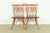 Kipp Stewart for Drexel Declaration Sculpted Walnut Side Chairs or Dining Chairs, Pair For Sale - Image 13 of 13