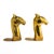 Metal Vintage Brass Llama Bookends by Sarreid - A Pair For Sale - Image 7 of 15