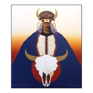 Kim Means"Tribal Visionary" Hand Signed Unframed Artwork For Sale