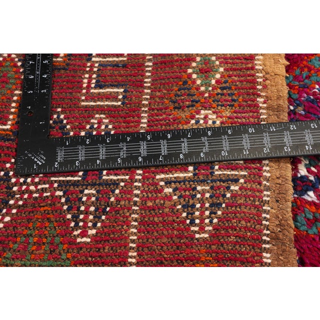 Textile Vintage Zayane Beni M'Guild Moroccan Rug, 05'08 X 07'11 For Sale - Image 7 of 10