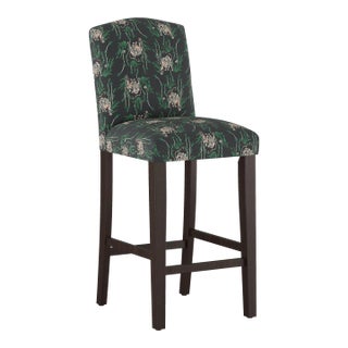 Cami Bar Stool in Ink Tiger Bamboo For Sale