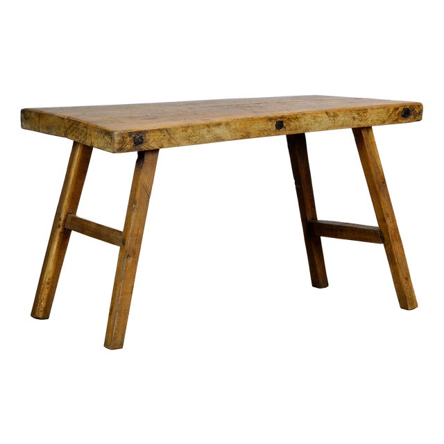 Vintage Oak Butchers Table, 1920 For Sale