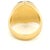 Metal Vintage Italian 18k Gold Diamond Intaglio Ring by Bastian Bros, Size 10 For Sale - Image 7 of 13