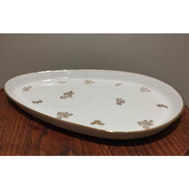 Porcelain Un Ègoïste Cup and Tray from Limoges, 1940s, Set of 2 For Sale - Image 9 of 12