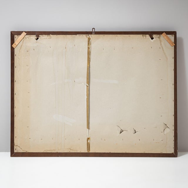 1970s Modern Abstraction, 1973, Collage For Sale - Image 5 of 11