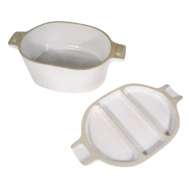 Mid 20th Century Vintage Bennington Potters Oval Lidded Casserole Baker by Davud Gil 1856 For Sale - Image 5 of 10