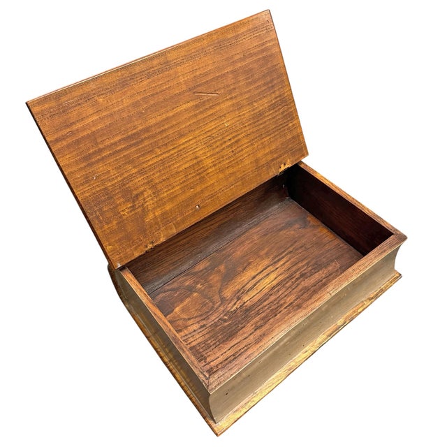 English Folk Art Book Box For Sale - Image 4 of 12