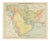 Antique Map of Turkey in Asia, Arabia and Persia, 1890s For Sale
