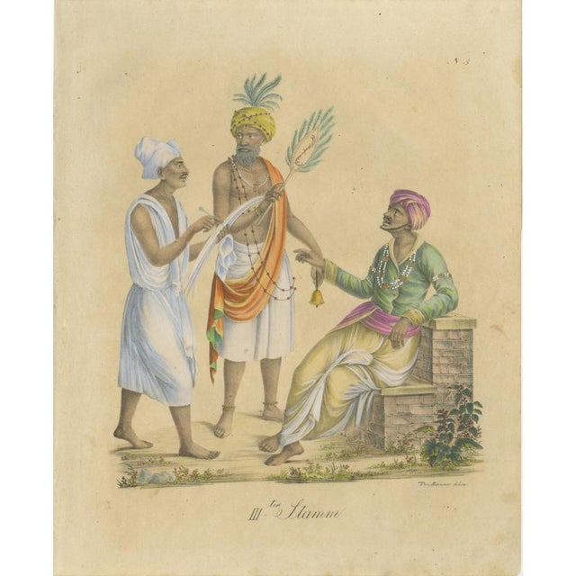 Brodtmann, Indian Merchants & Noblemen, 1816, Lithograph For Sale - Image 3 of 10