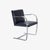 Mid-Century Modern Brno Navy Leather Flat-Bar Chairs - Set of 6 For Sale - Image 3 of 10
