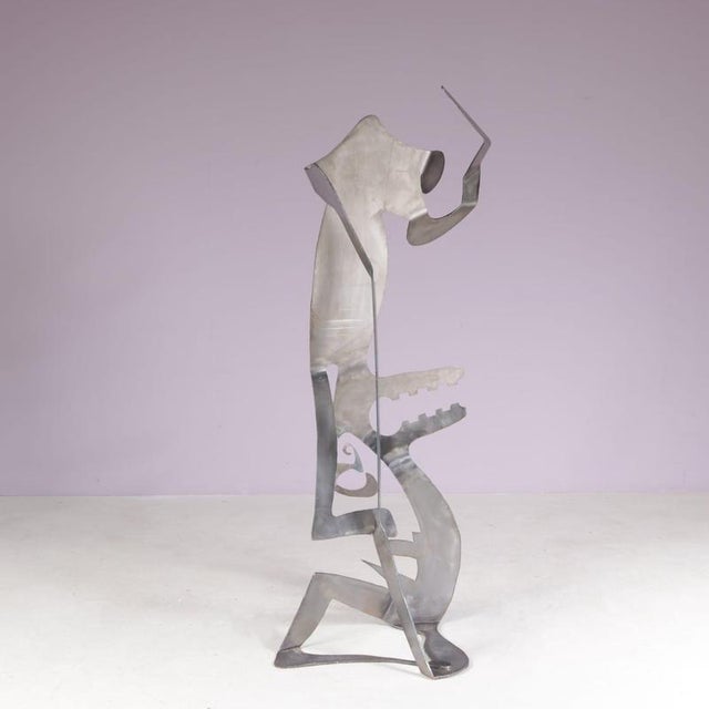 Guido Hafner, Mensch Mit Mensch (Human with Human), 1990s, Metal For Sale - Image 9 of 16