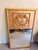 Vintage French Louis XVI Style Giltwood Trumeau Mirror With Heraldic Crest For Sale - Image 9 of 12