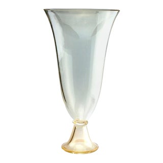 Final Markdown - Donghia, "Imperiale" Modern Murano Large Glass Vase by Seguso Vetri D`Arte For Sale