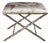 Lauderdale Nickel Bamboo Leg Bench, Herons For Sale