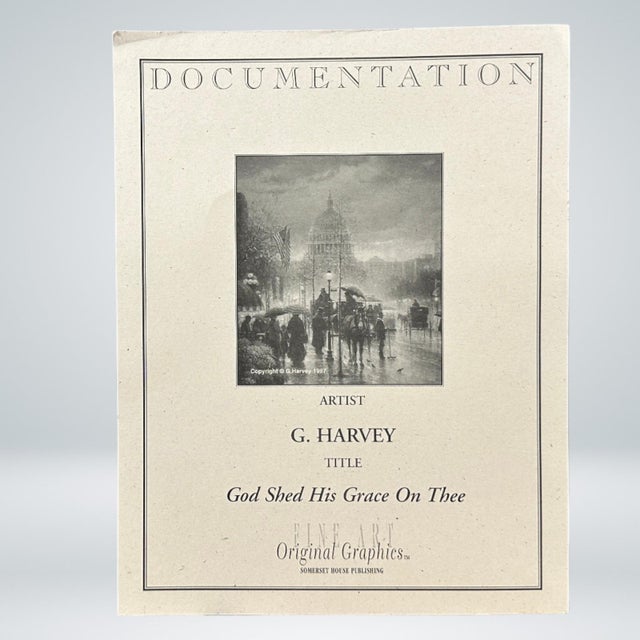 G. Harvey, God Shed His Grace on Me, Hand Signed Original Serilith, 54/95, 1997 For Sale - Image 9 of 12