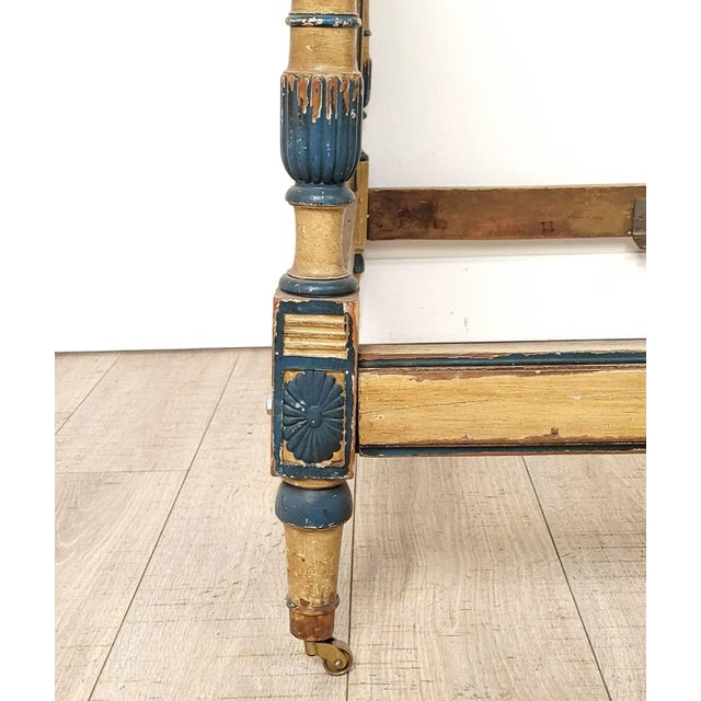 Cream Swedish Daybed in Painted Wood, Circa 1850 For Sale - Image 8 of 10