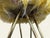 Metal Three-Legged Stool with Brass Legs and Yellow Faux Fur, 1960s For Sale - Image 7 of 8